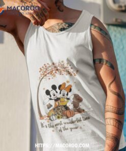 disney mickey mouse and minnie mouse it s the most wonderful time of the year 2023 shirt tank top 1