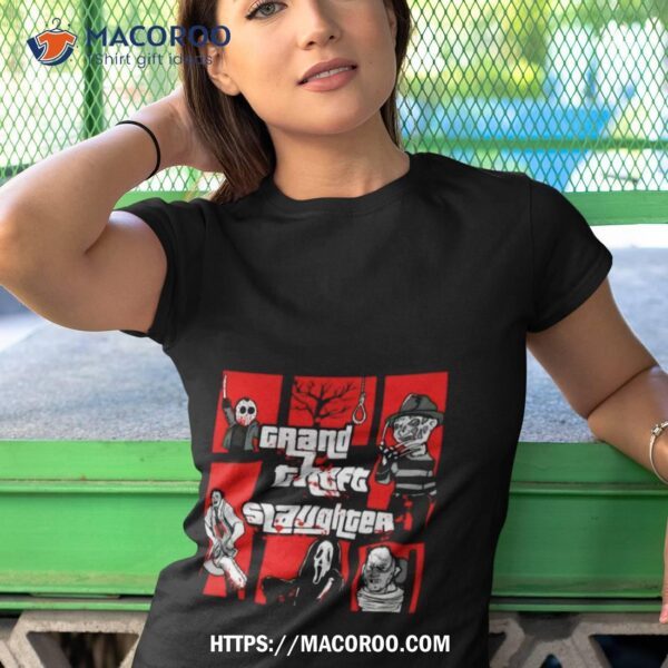 Horror Grand Theft Slaughter Shirt - Image 4