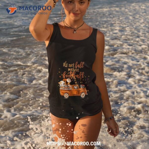 It’s Not Fall Without Football Tennessee Volunteers And Snoopy Shirt - Image 3