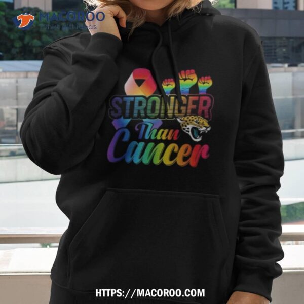 Jacksonville Jaguars Stronger Than Cancer Shirt - Image 2