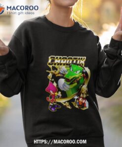knuckles chaotix game shirt sweatshirt 2