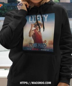 luffy one piece live action netflix poster shirt hoodie