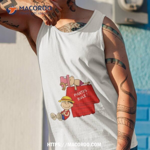 Luffy One Piece Nuts Pirates Rule Shirt - Image 4