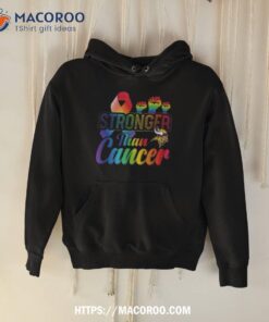 minnesota vikings stronger than cancer shirt hoodie