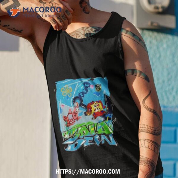 Nfl Junk Food Youth Spongebob X King Saladeen Patrick Teams Shirt - Image 4
