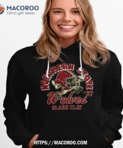 northern state wolves blake clay 2023 ncaa football shirt hoodie 1