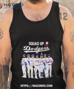 squadd up los angeles dodgers 2023 signatures shirt tank top