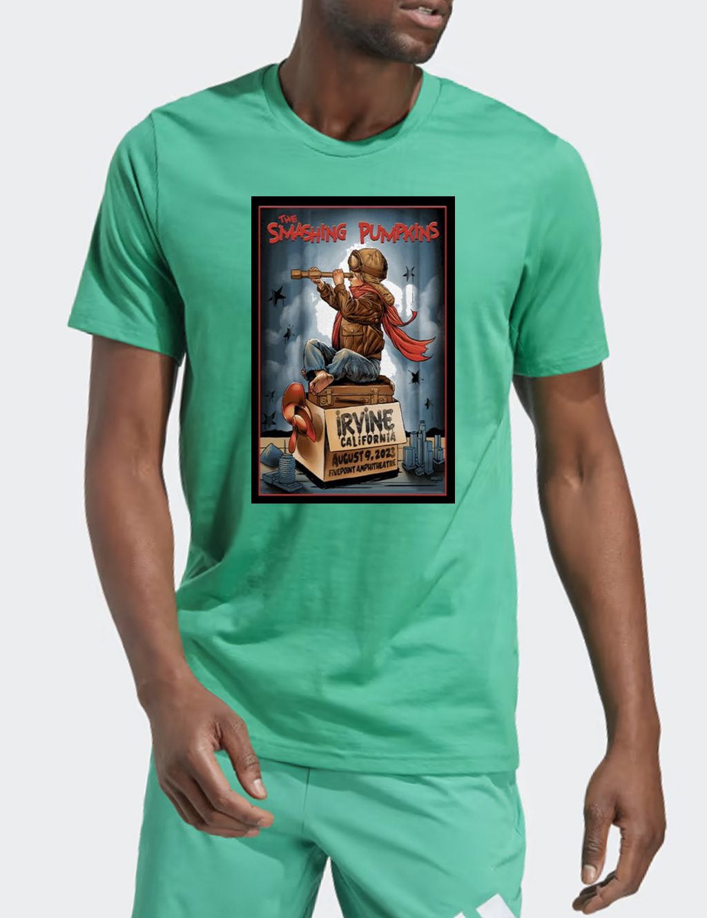 the Smashing Pumpkins FivePoint Amphitheatre Irvine, CA August 9 2023 Poster Shirt 4 the Smashing Pumpkins FivePoint Amphitheatre Irvine, CA August 9 2023 Poster Shirt