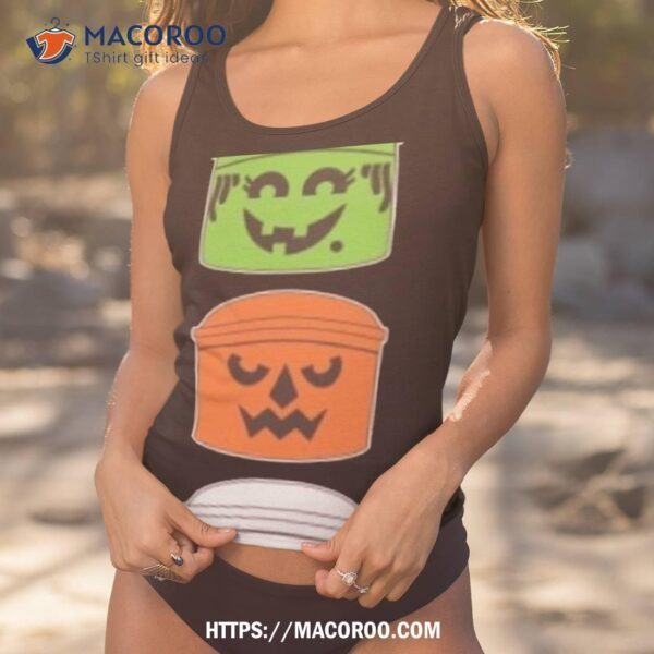 Vintage Trick Or Treat Buckets Shirt - Image 2