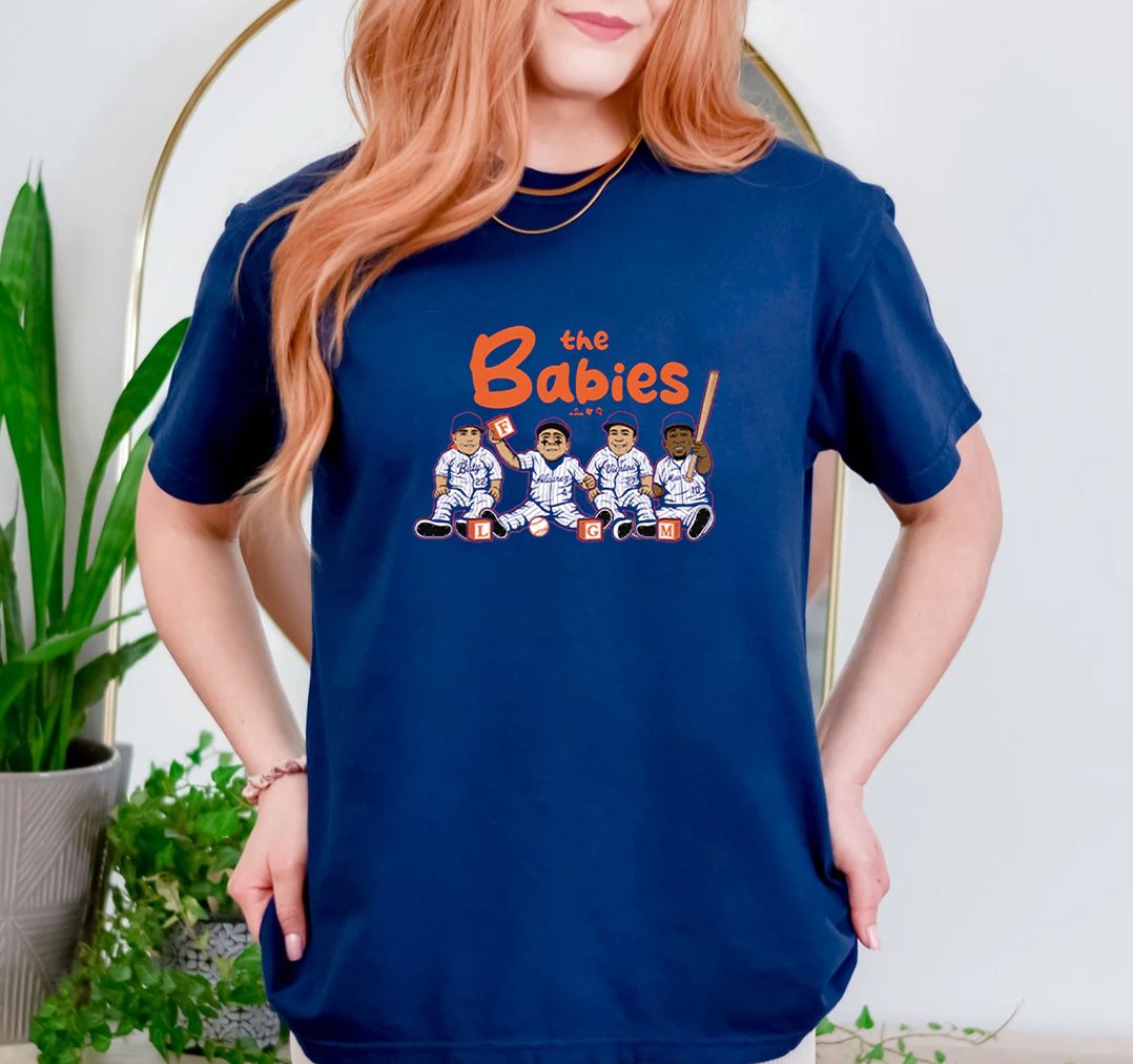 New York: The Babies Shirt - MLBPA Licensed - AthleteLogos 4 AthleteLogos New York The Babies Shirts