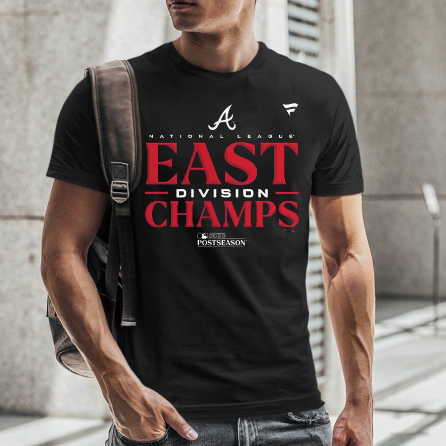 Atlanta Braves National League East Division Champions 2023 Postseason T-Shirt 4 Atlanta Braves National League East Division Champions 2023 Postseason T-Shirt