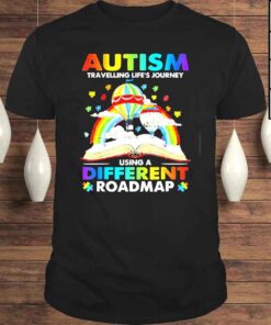 Autism Travelling Life’s Journey Using A Different Roadmap Tee Shirt