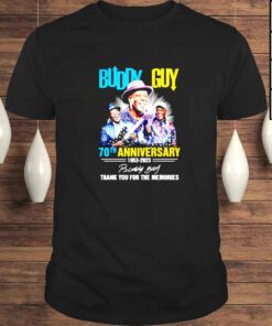 Buddy Guy 70th anniversary 1953 2023 thank you for the memories signature Tshirt
