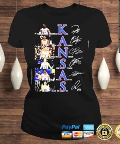 ClassicLadies Kansas football signatures 2022 shirt