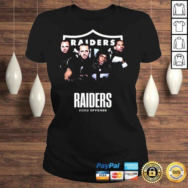 Las Vegas Raiders NFL AFC West 2022 Offenses Shirt - Image 3