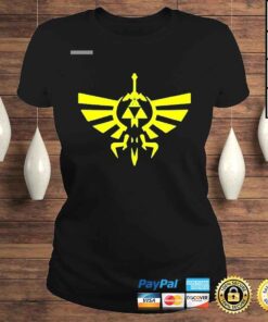 ClassicLadies New Legend of Zelda Triforce Famous Game Logo shirt