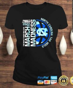 ClassicLadies North Carolina Tar Heels 2022 Mens Basketball March Madness the road to New Orleans Ladies tee
