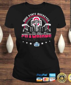 ClassicLadies Ohio State Buckeyes 20212022 National Collegiate Womens Ice Hockey Champions tee shirt