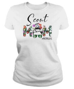 ClassicLadies Scout Mom Life Messy Bun Hair For Mothers Day Shirt