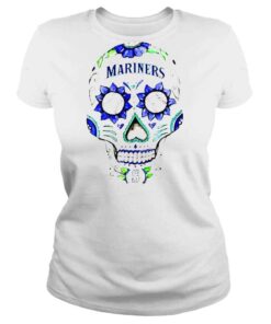 ClassicLadies Seattle Mariners Tiny Infant Sugar Skull Tshirt