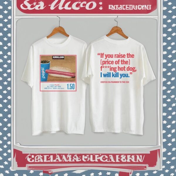 Costco's $1,50 hot dog combo has a viral shirts