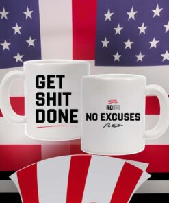 DeSantis 2024 No Excuses Coffee Mugs