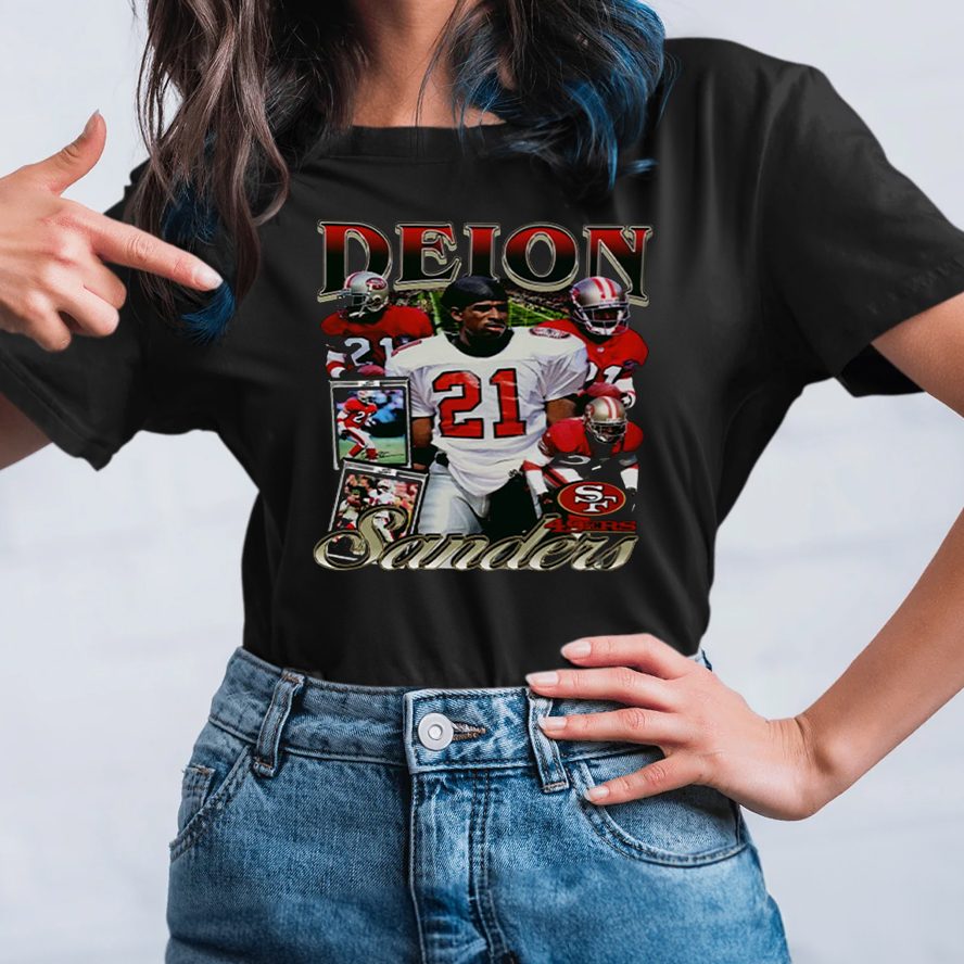 Deion Sanders 49ers Highlights T-Shirt 4 Deion Sanders 49ers Highlights TShirt