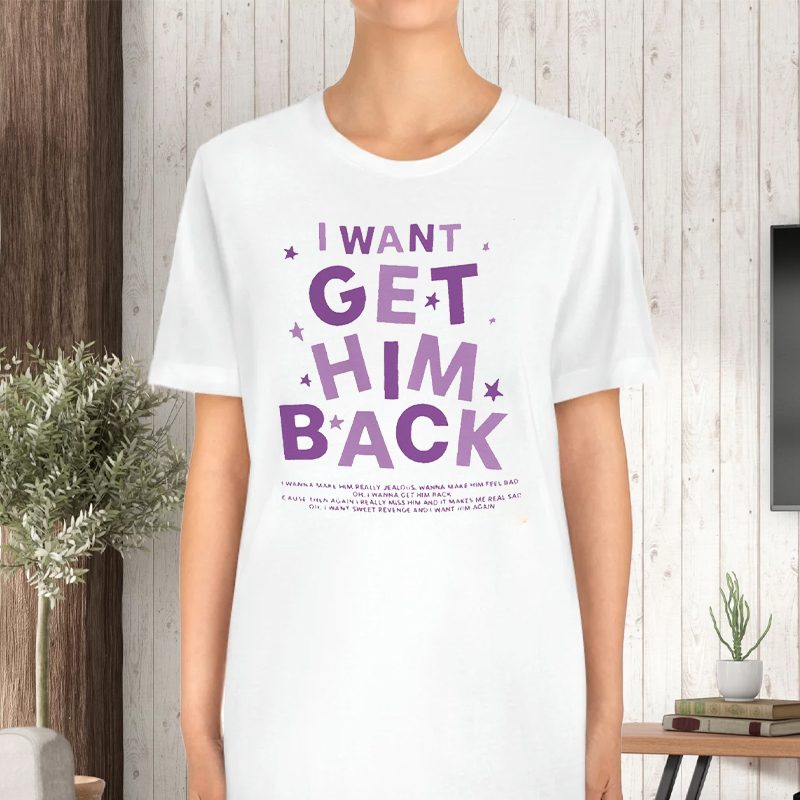 Get Him Back Olivia Rodrigo Guts Tracklist T-Shirt 4 Get Him Back Olivia Rodrigo Guts Tracklist TShirt