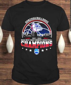 Gonzaga Bulldogs 2022 NCAA West Coast Womens Basketball Champions shirt