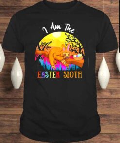 Happy Easter Day Vintage I Am The Easter Sloth Tee TShirt