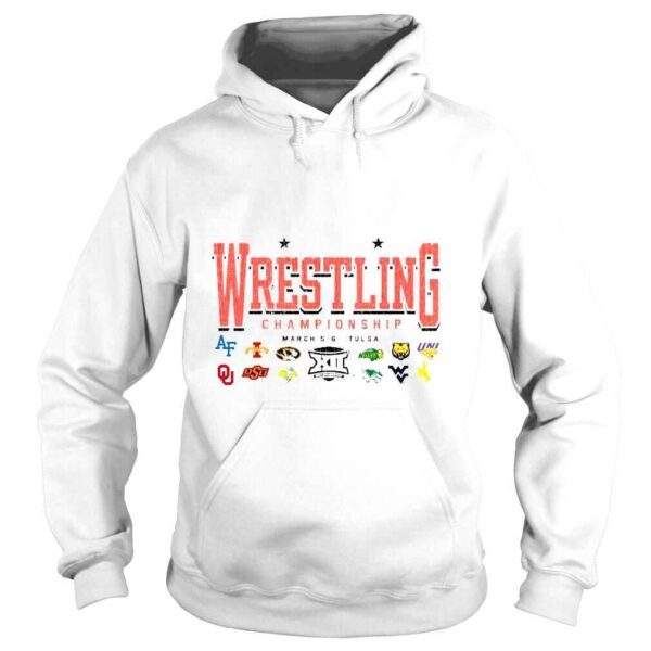 2022 Big 12 Wrestling Championship March 56 Tulsa shirt - Image 4