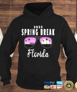 Hoodie 2022 Spring Break Florida – Beach Sunset Sunglasses Tee Shirt