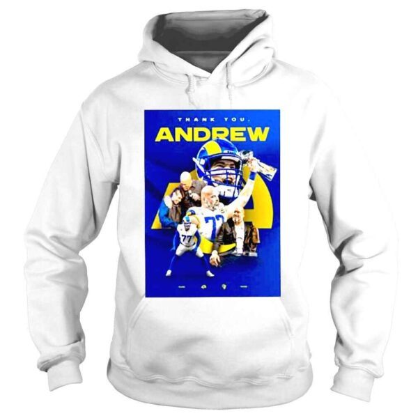 Andrew Whitworth Retire Los Angeles Rams shirt - Image 4
