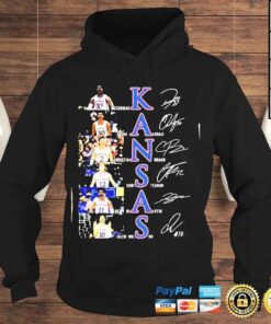 Hoodie Kansas football signatures 2022 shirt
