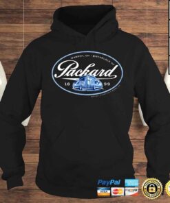 Hoodie Navy Tonal Packard Car Vintage Grill Shirt