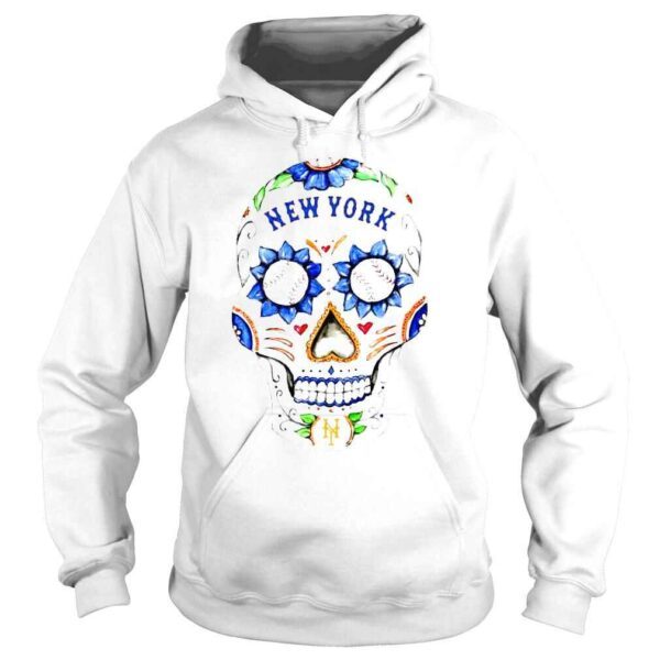 New York Mets Tiny Infant Sugar Skull Tshirt - Image 4
