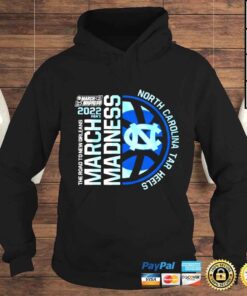 Hoodie North Carolina Tar Heels 2022 Mens Basketball March Madness the road to New Orleans Ladies tee