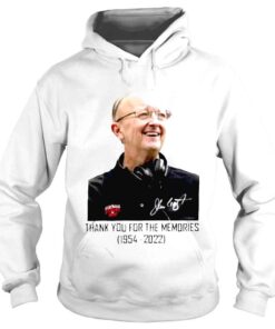 Hoodie RIP John Clayton 1954 2022 Thank You For The Memories Shirt