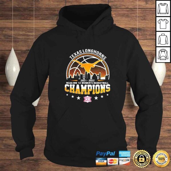 Texas Longhorns 2022 NCAA Big 12 Womens Basketball champions shirt - Image 4