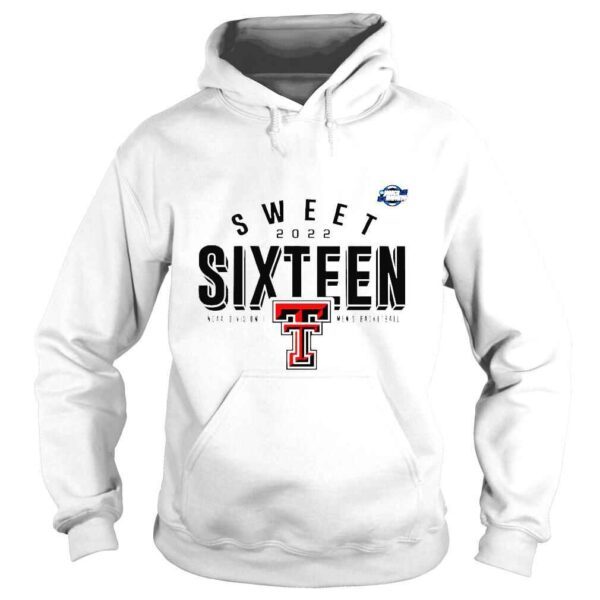 Texas Tech Red Raiders Sweet Sixteen 2022 NCAA Division I Mens basketball shirt - Image 4