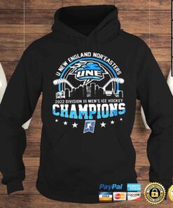Hoodie U New England Noreasters 2022 Division III Mens Ice Hockey Champions shirt
