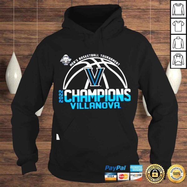 Villanova University Mens Basketball 2022 Big East Tournament Champions Shirt - Image 4