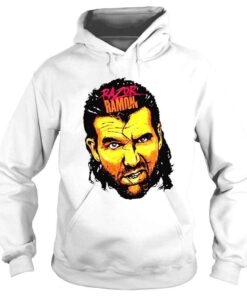 Hoodie Wwe razor ramon face shirt