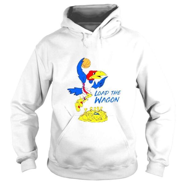 kansas Jayhawks load the wagon shirt - Image 4