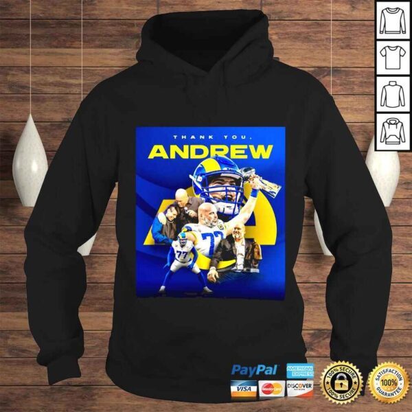 los angeles rams meter thank you andrew shirt - Image 4