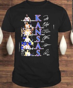 Kansas football signatures 2022 shirt