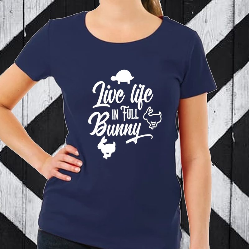 Live Life In Full Bunny T-Shirt 4 Live Life In Full Bunny TShirt
