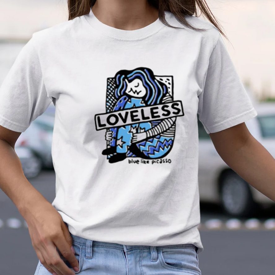 Loveless Blue Like Picasso T-Shirt 4 Loveless Blue Like Picasso TShirt