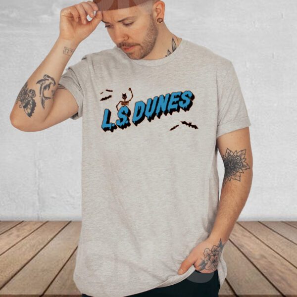 Ls Dunes Spooky Skeleton T-Shirtt