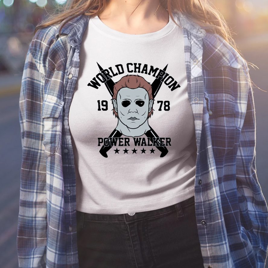 Michael Myers World Champion Power Walker Est 1978 T-Shirt 4 Michael Myers World Champion Power Walker Est 1978 Shirt